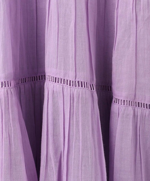 LOWRYS FARM(ローリーズファーム)の「コットンボイルティアードワンピース 275072(ワンピース・キッズ・ブラック/パープル/オフホワイト/グリーン・110cm/120cm/130cm/140cm/150cm)」の13枚目の写真