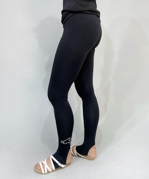 ROXY（ロキシー）の「ROXY/ロキシー  水陸両用無地ワンポイントロゴ  トレンカ   RLY225068（スイムグッズ・レディース・ホワイト/ブラック×ブルー/ホワイト系その他/ブラック/ブラック×ピンク・M/S/L）」の3枚目の写真