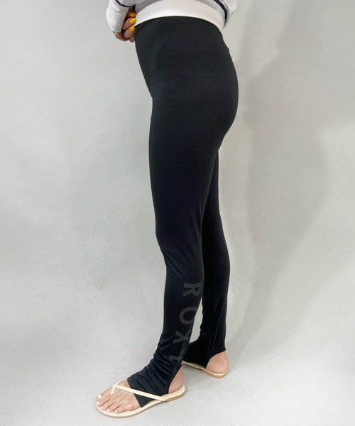 ROXY（ロキシー）の「ROXY/ロキシー  水陸両用無地ワンポイントロゴ  トレンカ   RLY225068（スイムグッズ・レディース・ホワイト/ブラック×ブルー/ホワイト系その他/ブラック/ブラック×ピンク・M/S/L）」の2枚目の写真