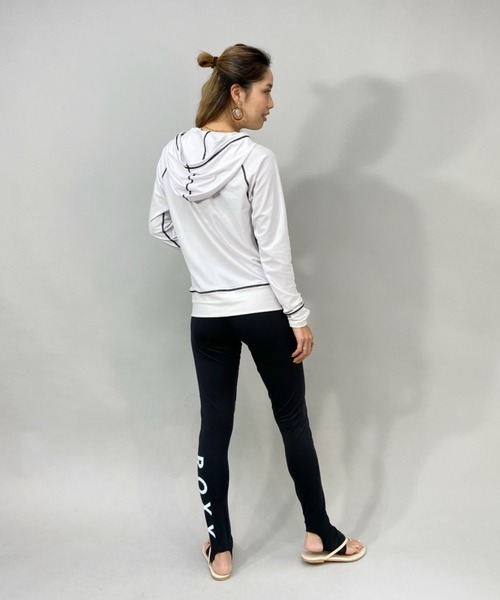 ROXY（ロキシー）の「ROXY/ロキシー  水陸両用無地ワンポイントロゴ  トレンカ   RLY225068（スイムグッズ・レディース・ホワイト/ブラック×ブルー/ホワイト系その他/ブラック/ブラック×ピンク・M/S/L）」の19枚目の写真