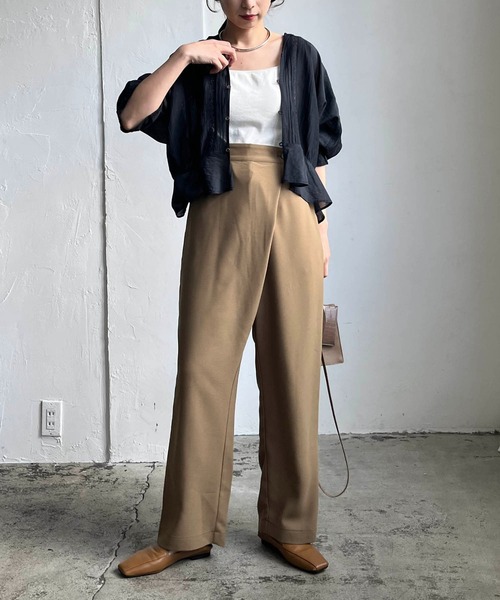 CAPRICIEUX LE'MAGE（カプリシューレマージュ）の「【AgAwd/アガウド】ラップパンツ（その他パンツ・レディース・ブラック/カーキ・FREE）」の8枚目の写真