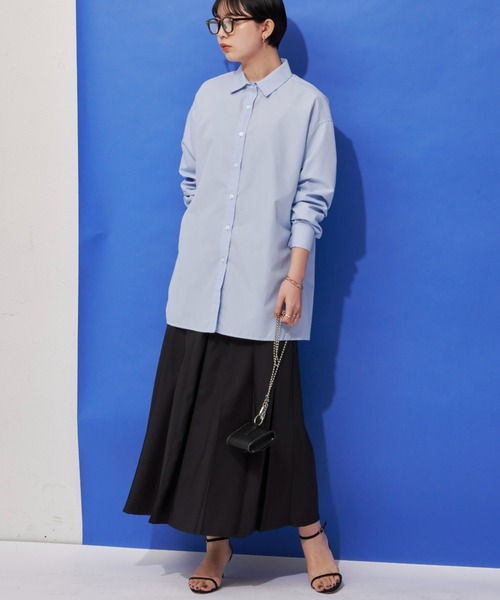 Aunt Marie's（アントマリーズ）の「フロントタックプリーツスカート（スカート・レディース・ブルー/ブラック・FREE）」の18枚目の写真