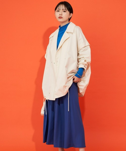 Aunt Marie's（アントマリーズ）の「フロントタックプリーツスカート（スカート・レディース・ブルー/ブラック・FREE）」の19枚目の写真