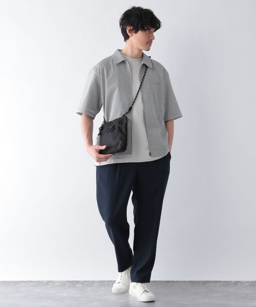 GLOBAL WORK（グローバルワーク）の「シアサッカーブルゾン／SS/271006（ブルゾン・メンズ・グレー系/グレー系8・SMALL/MEDIUM/LARGE）」の7枚目の写真