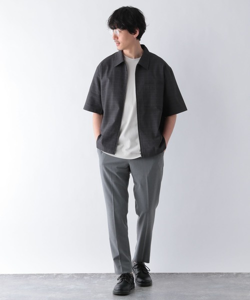 GLOBAL WORK（グローバルワーク）の「シアサッカーブルゾン／SS/271006（ブルゾン・メンズ・グレー系/グレー系8・SMALL/MEDIUM/LARGE）」の14枚目の写真
