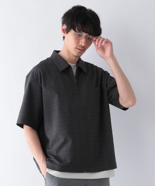 GLOBAL WORK（グローバルワーク）の「シアサッカーブルゾン／SS/271006（ブルゾン・メンズ・グレー系/グレー系8・SMALL/MEDIUM/LARGE）」の16枚目の写真