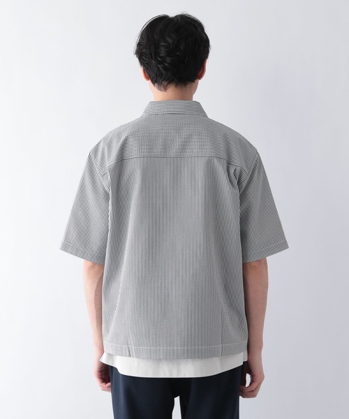 GLOBAL WORK（グローバルワーク）の「シアサッカーブルゾン／SS/271006（ブルゾン・メンズ・グレー系/グレー系8・SMALL/MEDIUM/LARGE）」の8枚目の写真