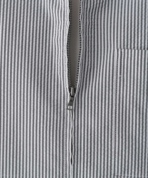 GLOBAL WORK（グローバルワーク）の「シアサッカーブルゾン／SS/271006（ブルゾン・メンズ・グレー系/グレー系8・SMALL/MEDIUM/LARGE）」の15枚目の写真