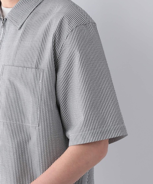 GLOBAL WORK（グローバルワーク）の「シアサッカーブルゾン／SS/271006（ブルゾン・メンズ・グレー系/グレー系8・SMALL/MEDIUM/LARGE）」の17枚目の写真