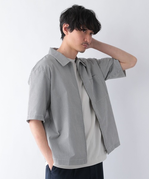 GLOBAL WORK（グローバルワーク）の「シアサッカーブルゾン／SS/271006（ブルゾン・メンズ・グレー系/グレー系8・SMALL/MEDIUM/LARGE）」の20枚目の写真