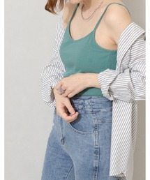 BACKクロスカップ付キャミソール