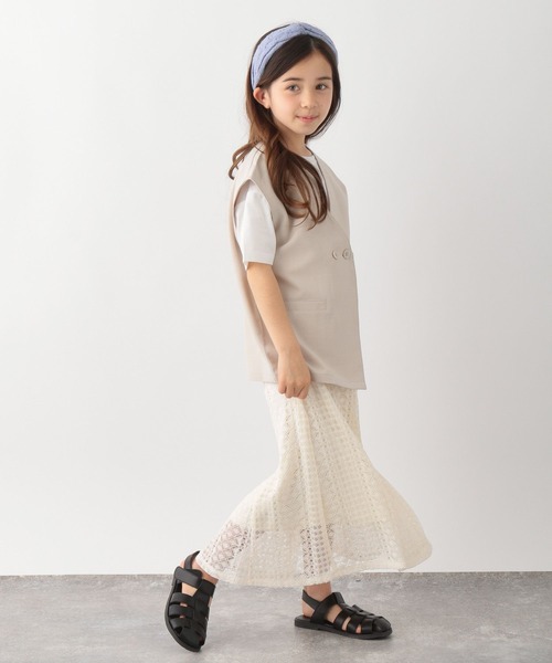 GLOBAL WORK（グローバルワーク）の「キッズ/サラサラ快適/3点セット/273273（ワンピース・キッズ・チャコールグレー/オフホワイト・110cm/100cm/120cm/130cm/140cm/150cm/160cm）」の13枚目の写真