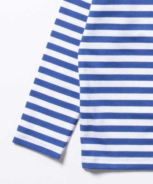 Smoothy（スムージー）の「Smoothy / ボーダー 長袖Tシャツ (90～130cm)（Tシャツ/カットソー・キッズ・ブルー/ネイビー/ピンク/レッド・110/100/130/120/90t）」の21枚目の写真