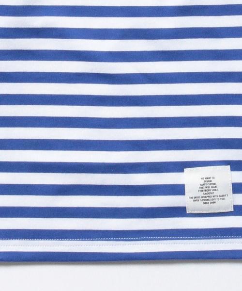 Smoothy（スムージー）の「Smoothy / ボーダー 長袖Tシャツ (90～130cm)（Tシャツ/カットソー・キッズ・ブルー/ネイビー/ピンク/レッド・110/100/130/120/90t）」の22枚目の写真