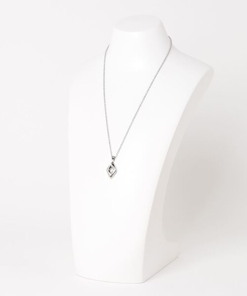 TORNADO MART（トルネードマート）の「TORNADO MART∴ダイヤモチーフネックレス（ネックレス・メンズ・シルバー・F）」の3枚目の写真