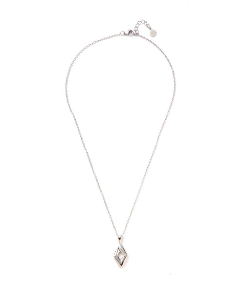 TORNADO MART（トルネードマート）の「TORNADO MART∴ダイヤモチーフネックレス（ネックレス・メンズ・シルバー・F）」の5枚目の写真
