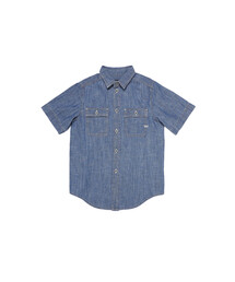 DIESEL | DIESEL KID ジュニア 半袖シャツ シャンブレーシャツ 半袖(シャツ/ブラウス)