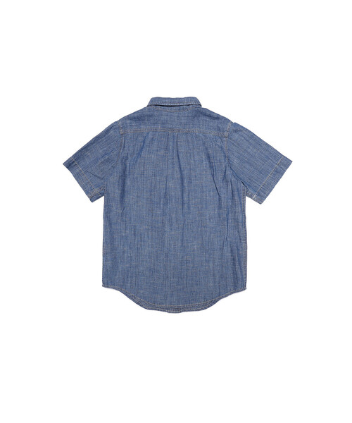 DIESEL(ディーゼル)の「DIESEL KID ジュニア 半袖シャツ シャンブレーシャツ 半袖(シャツ/ブラウス・キッズ・インディゴブルー・10Y/14Y/12Y/6Y/8Y/4Y)」の5枚目の写真
