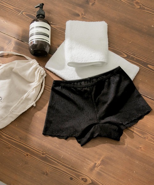 ショーツ2サニタリー2 2wayレースサニタリーショーツ ボクサータイプ（ショーツ）｜BONLECILL