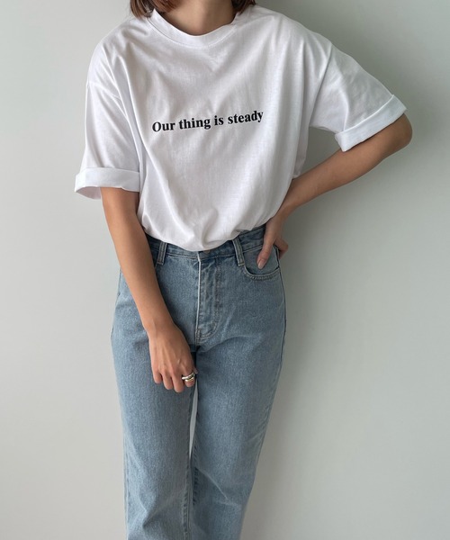 LE MORE(リモア)の「ハイウエストスリムテーパードデニム(デニムパンツ・レディース・ライトブルー・S/M)」の16枚目の写真