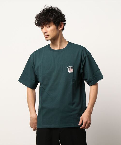 BACK NUMBER（バックナンバー）の「【BACK NUMBER】ワンポイント刺繍Ｔシャツ（Tシャツ/カットソー・メンズ・ブルー/ブラック/ブラウン/ブラック×グリーン/グリーン/ホワイト・XL/L/M）」の5枚目の写真