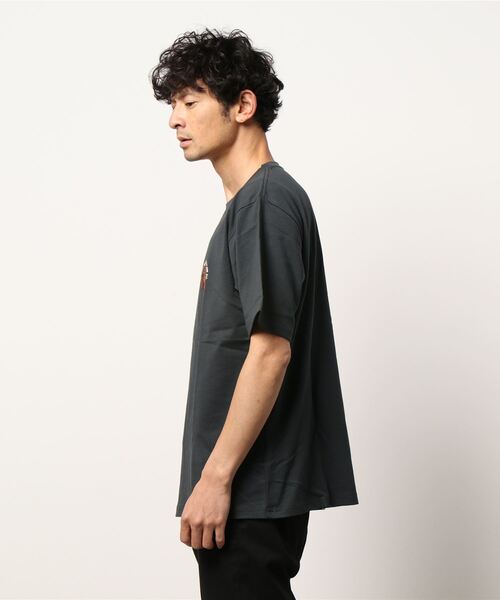 BACK NUMBER（バックナンバー）の「【BACK NUMBER】ワンポイント刺繍Ｔシャツ（Tシャツ/カットソー・メンズ・ブルー/ブラック/ブラウン/ブラック×グリーン/グリーン/ホワイト・XL/L/M）」の7枚目の写真