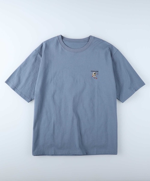 BACK NUMBER（バックナンバー）の「【BACK NUMBER】ワンポイント刺繍Ｔシャツ（Tシャツ/カットソー・メンズ・ブルー/ブラック/ブラウン/ブラック×グリーン/グリーン/ホワイト・XL/L/M）」の10枚目の写真