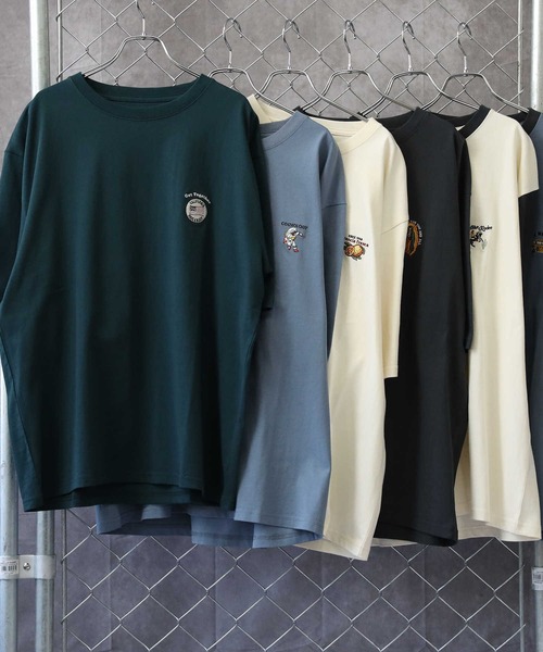 BACK NUMBER（バックナンバー）の「【BACK NUMBER】ワンポイント刺繍Ｔシャツ（Tシャツ/カットソー・メンズ・ブルー/ブラック/ブラウン/ブラック×グリーン/グリーン/ホワイト・XL/L/M）」の11枚目の写真