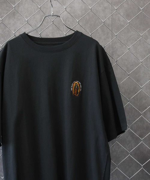 BACK NUMBER（バックナンバー）の「【BACK NUMBER】ワンポイント刺繍Ｔシャツ（Tシャツ/カットソー・メンズ・ブルー/ブラック/ブラウン/ブラック×グリーン/グリーン/ホワイト・XL/L/M）」の15枚目の写真