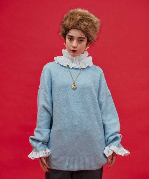 オーバールーズニット（ニット/セーター）｜manana suerte（マニャーナ