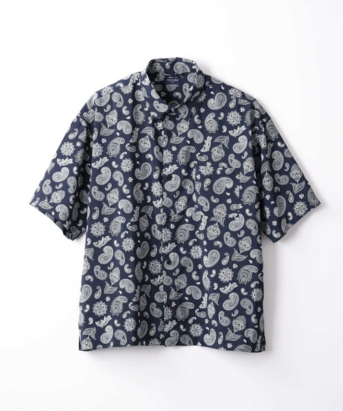 接触冷感で夏でも快適【BACKNUMBER】「COOL」ビッグシルエット半袖シャツ