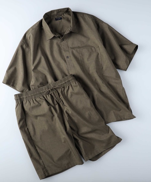 接触冷感で夏でも快適【BACKNUMBER】「COOL」ビッグシルエット半袖シャツ