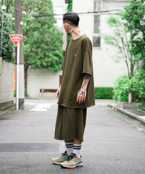 Subciety（サブサエティ）の「HALF SLEEVE SWEAT（Tシャツ/カットソー・メンズ・カーキ/グレー/ブラック・MEDIUM/LARGE/X-LARGE）」の10枚目の写真