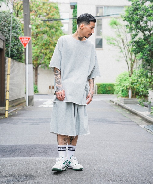 Subciety（サブサエティ）の「HALF SLEEVE SWEAT（Tシャツ/カットソー・メンズ・カーキ/グレー/ブラック・MEDIUM/LARGE/X-LARGE）」の8枚目の写真