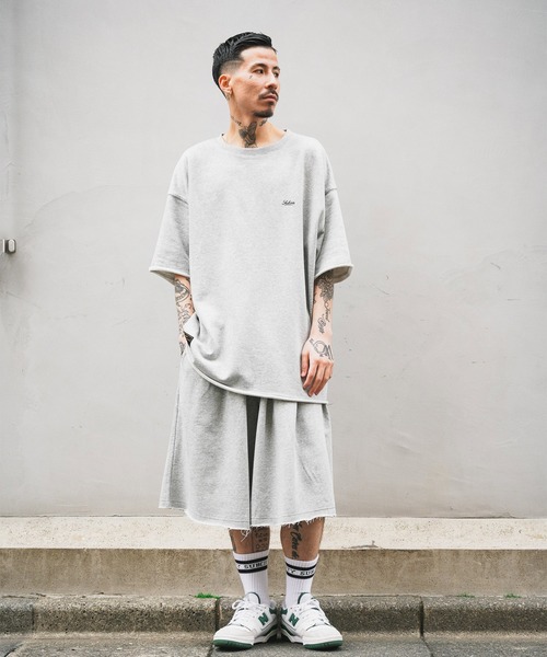 Subciety（サブサエティ）の「HALF SLEEVE SWEAT（Tシャツ/カットソー・メンズ・カーキ/グレー/ブラック・MEDIUM/LARGE/X-LARGE）」の7枚目の写真