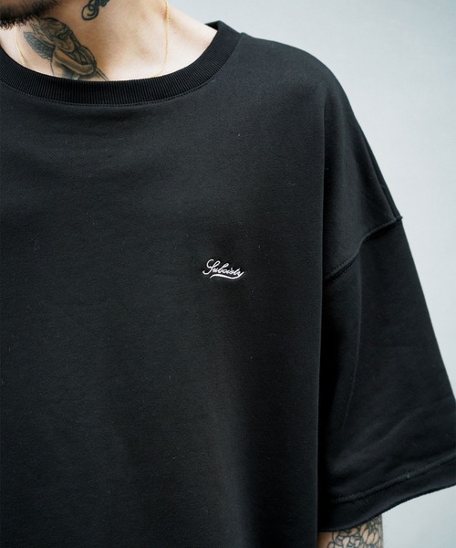 Subciety（サブサエティ）の「HALF SLEEVE SWEAT（Tシャツ/カットソー・メンズ・カーキ/グレー/ブラック・MEDIUM/LARGE/X-LARGE）」の12枚目の写真