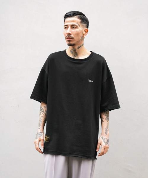 Subciety（サブサエティ）の「HALF SLEEVE SWEAT（Tシャツ/カットソー・メンズ・カーキ/グレー/ブラック・MEDIUM/LARGE/X-LARGE）」の4枚目の写真