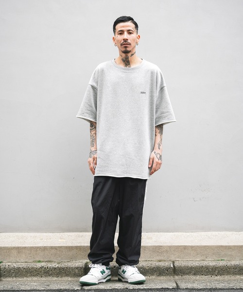 Subciety（サブサエティ）の「HALF SLEEVE SWEAT（Tシャツ/カットソー・メンズ・カーキ/グレー/ブラック・MEDIUM/LARGE/X-LARGE）」の5枚目の写真