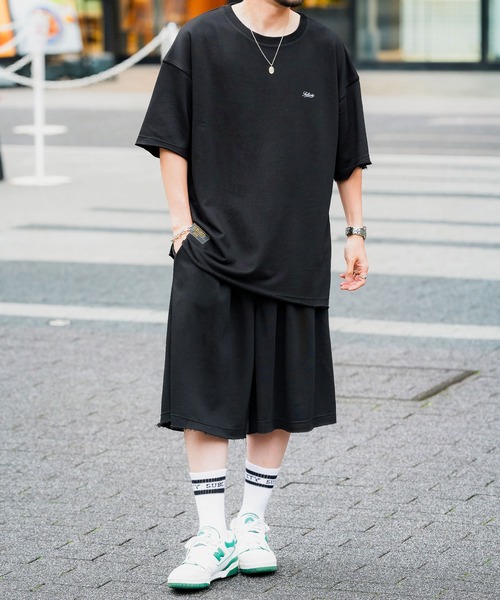 Subciety（サブサエティ）の「HALF SLEEVE SWEAT（Tシャツ/カットソー・メンズ・カーキ/グレー/ブラック・MEDIUM/LARGE/X-LARGE）」の20枚目の写真