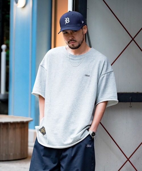 Subciety（サブサエティ）の「HALF SLEEVE SWEAT（Tシャツ/カットソー・メンズ・カーキ/グレー/ブラック・MEDIUM/LARGE/X-LARGE）」の16枚目の写真
