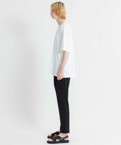 ATTACHMENT（アタッチメント）の「STUDIOUS別注 NEW DOLMAN SLEEVE S/S TEE（Tシャツ/カットソー・メンズ・ブラック/ホワイト/ダークグレー・3/1/2/4）」の5枚目の写真