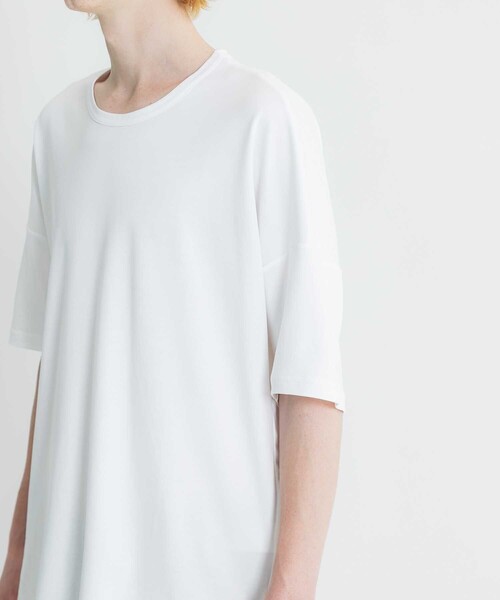 ATTACHMENT（アタッチメント）の「STUDIOUS別注 NEW DOLMAN SLEEVE S/S TEE（Tシャツ/カットソー・メンズ・ブラック/ホワイト/ダークグレー・3/1/2/4）」の8枚目の写真