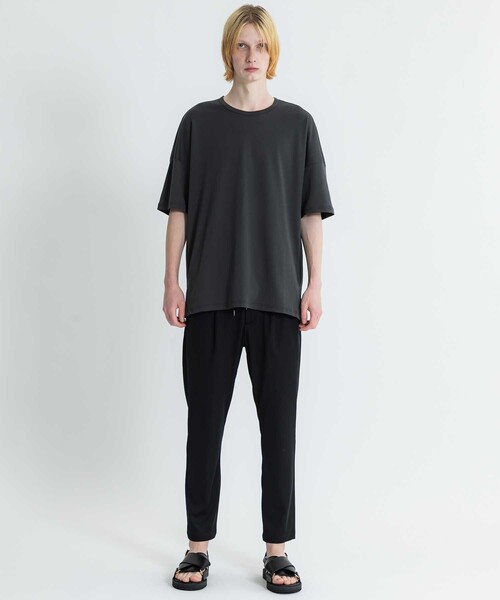 ATTACHMENT（アタッチメント）の「STUDIOUS別注 NEW DOLMAN SLEEVE S/S TEE（Tシャツ/カットソー・メンズ・ブラック/ホワイト/ダークグレー・3/1/2/4）」の12枚目の写真