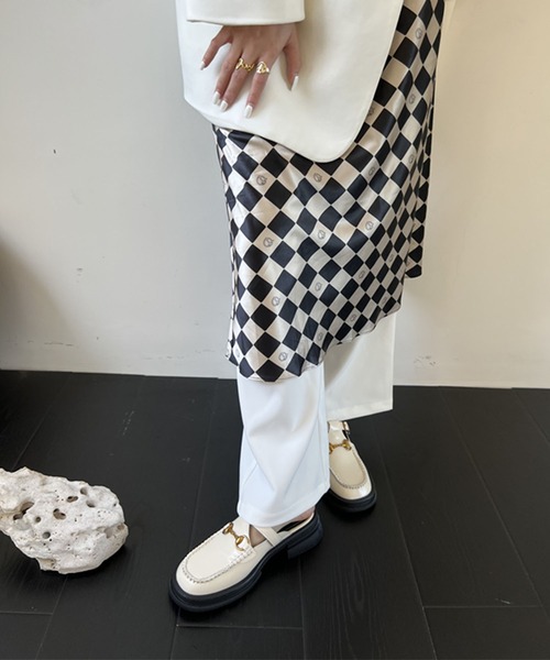 me+em select（ミームセレクト）の「チャンキーソールビットローファーサボサンダル（サンダル・レディース・アイボリー/ブラック/グリーン・37/38/39）」の21枚目の写真