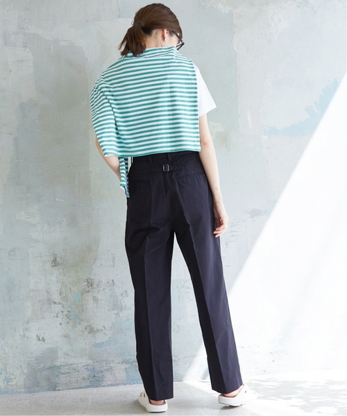 SLOBE IENA（スローブイエナ）の「《追加》ツイルタックスリムストレートスラックス（その他パンツ・レディース・ネイビー/ピンク系その他・40/38/36/34）」の15枚目の写真