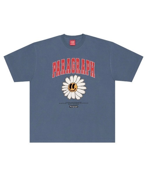 Paragraph パラグラフ Logo 054 Arch Logo Flower Tシャツ カットソー T Shirt プリントtシャツ 半袖