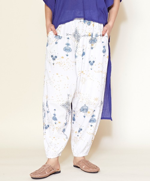 チャイハネ（チャイハネ）の「【チャイハネ】セイリスサルエルパンツ（その他パンツ・レディース・ホワイト/パープル/ネイビー・FREE）」の2枚目の写真