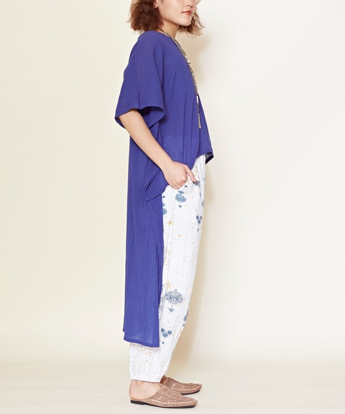 チャイハネ（チャイハネ）の「【チャイハネ】セイリスサルエルパンツ（その他パンツ・レディース・ホワイト/パープル/ネイビー・FREE）」の12枚目の写真