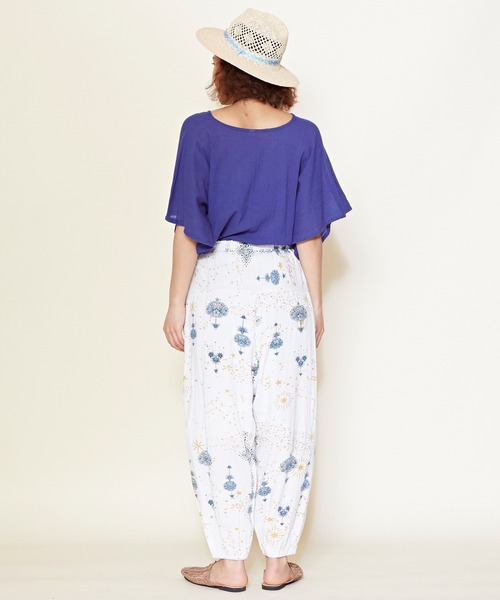 チャイハネ（チャイハネ）の「【チャイハネ】セイリスサルエルパンツ（その他パンツ・レディース・ホワイト/パープル/ネイビー・FREE）」の13枚目の写真