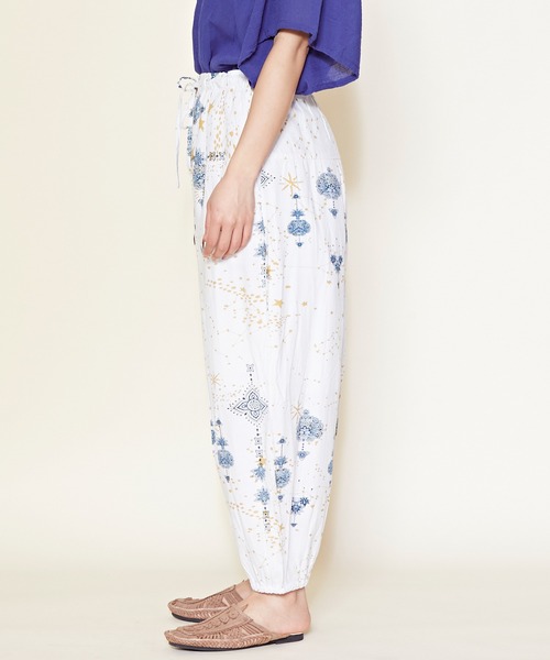 チャイハネ（チャイハネ）の「【チャイハネ】セイリスサルエルパンツ（その他パンツ・レディース・ホワイト/パープル/ネイビー・FREE）」の14枚目の写真